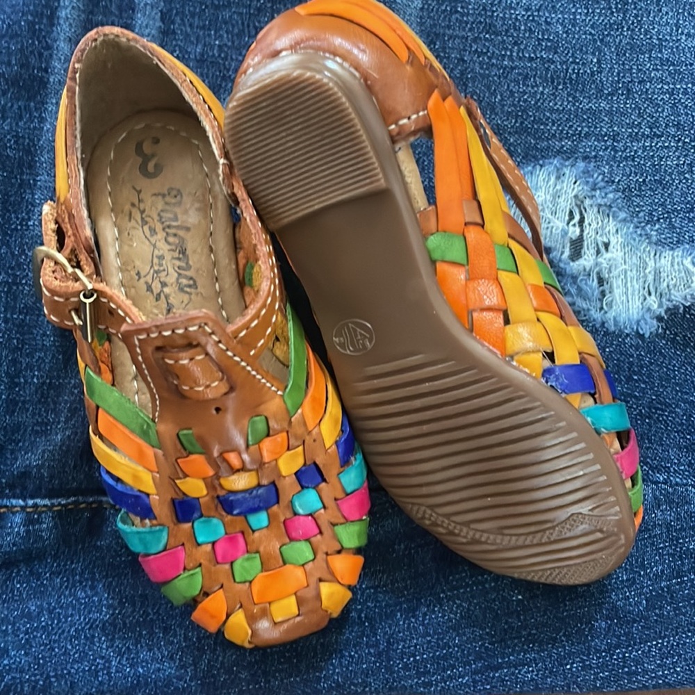 Babies and toddlers Leather Mexican Huaraches NEW! - Picture 2 of 4